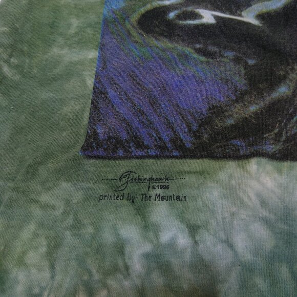 Tennessee River Gold XL T-shirt Fishinghawk Design 1996 Vintage - Picture 3 of 6